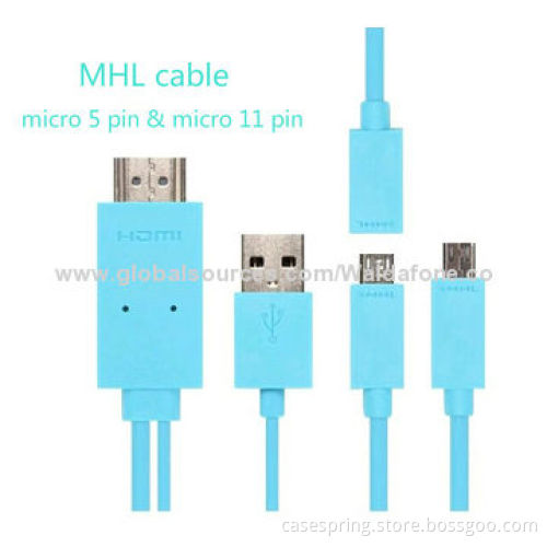 Micro USB to HDMI adapter, connect mobile phone to HDTV